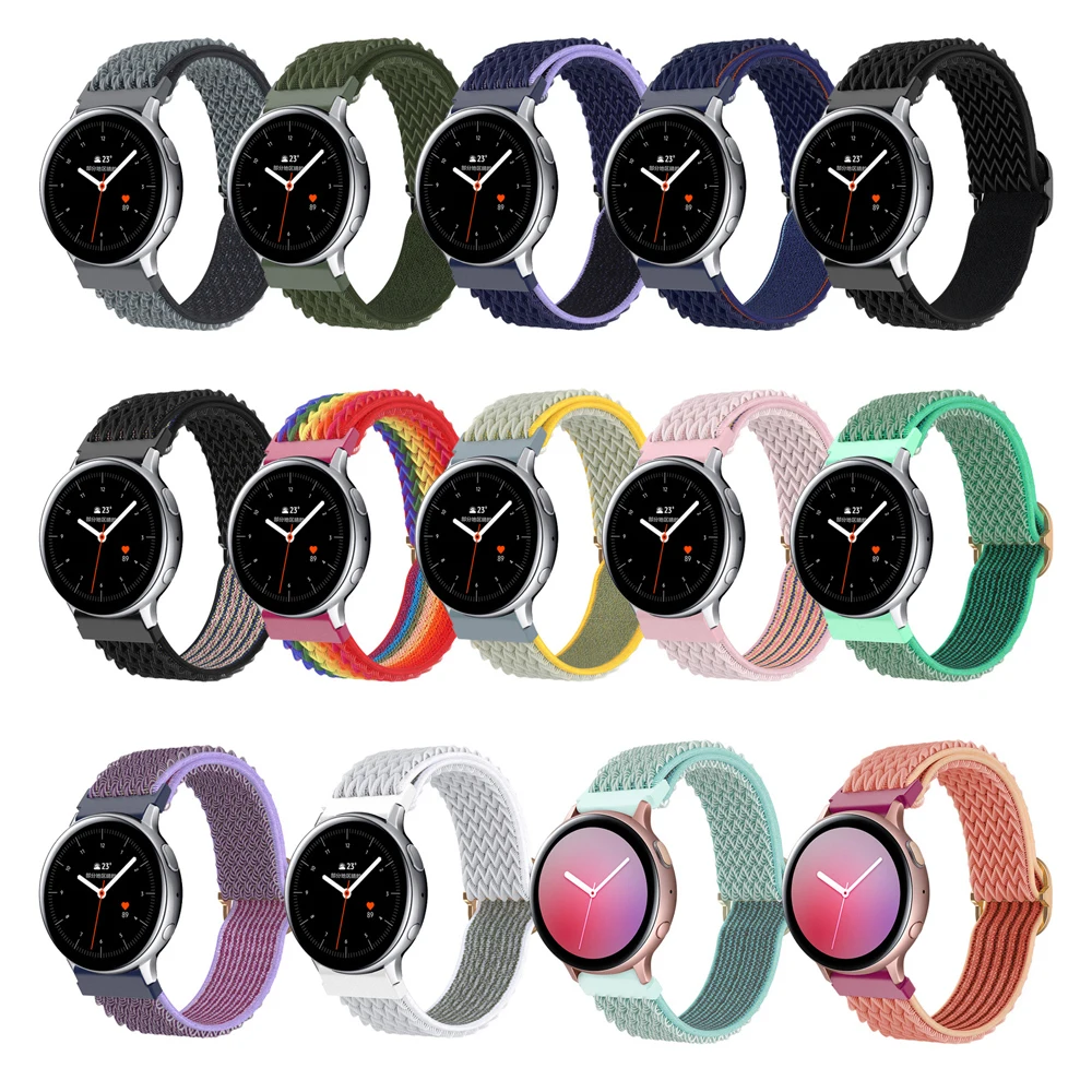 Nylon Loop Strap For Samsung Galaxy Watch 4 3 45mm 41mm active Gear S3 adjustable Bracelet Huawei watch GT2 46mm band
Nylon Loop Strap For Samsung Galaxy Watch 4 3 45mm 41mm active Gear S3 adjustable Bracelet Huawei watch GT2 46mm band