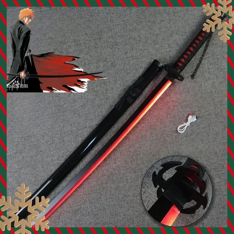 Bleach Katana Led Light Luminou Sword Anime Ichigo Cosplay Prop Ninja Knife Real Japanese Katana Bright Samurai Sword 39in/100cm
Bleach Katana Led Light Luminou Sword Anime Ichigo Cosplay Prop Ninja Knife Real Japanese Katana Bright Samurai Sword 39in/100cm