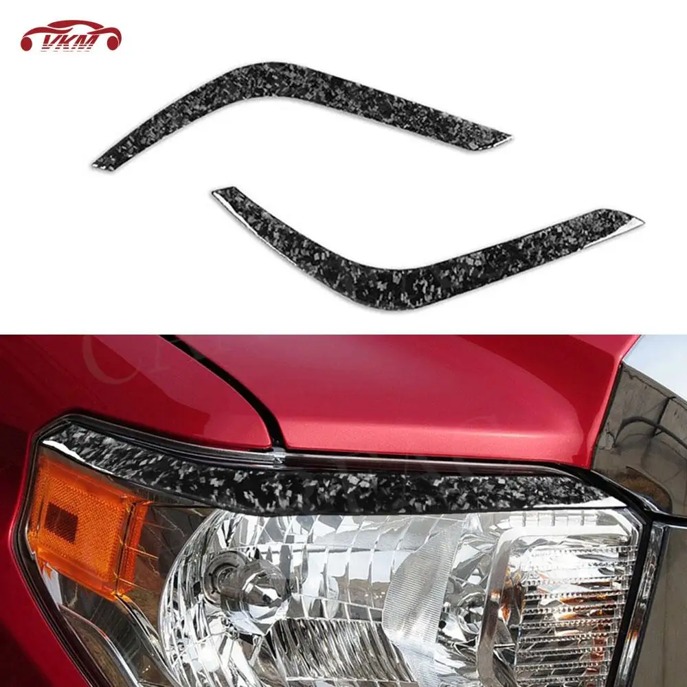 Forged Carbon Fiber Front Bumper Eyelids for Toyota Tundra 2014-2018 Eyebrow Headlight Covers Car Styling
Forged Carbon Fiber Front Bumper Eyelids for Toyota Tundra 2014-2018 Eyebrow Headlight Covers Car Styling