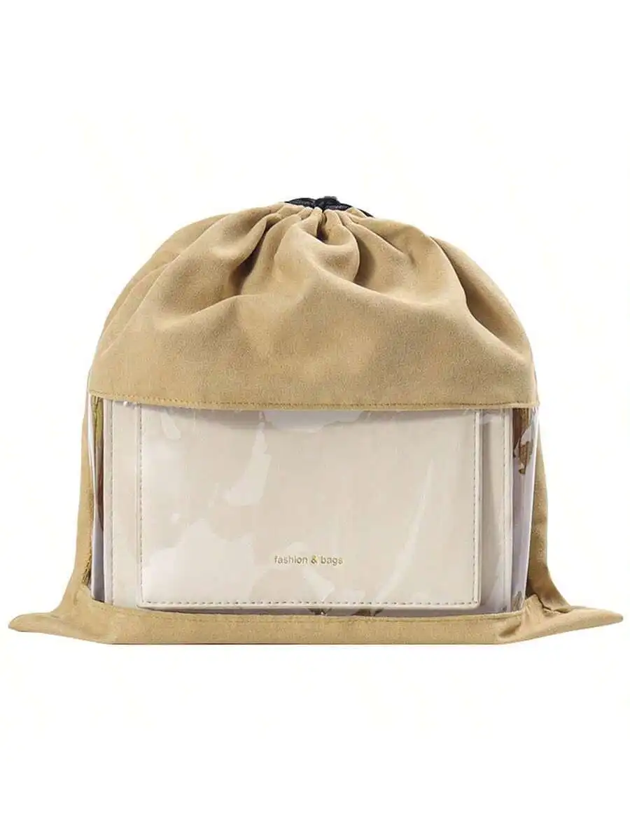 1 Piece, Inner Bag With Drawstring Drawstring Pocket, Velvet Makeup Bag, Makeup Bag, Large Capacity Dustproof Bag, Solid Color
1 Piece, Inner Bag With Drawstring Drawstring Pocket, Velvet Makeup Bag, Makeup Bag, Large Capacity Dustproof Bag, Solid Color