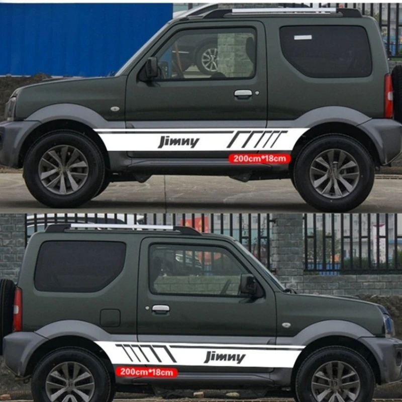 Наклейка на автомобиль Suzuki Jimny, персонализированная, для тюнинга, декоративная, на боковую часть кузова, на пороги, на линию борта, автомобильные аксессуары
Наклейка на автомобиль Suzuki Jimny, персонализированная, для тюнинга, декоративная, на боковую часть кузова, на пороги, на линию борта, автомобильные аксессуары
