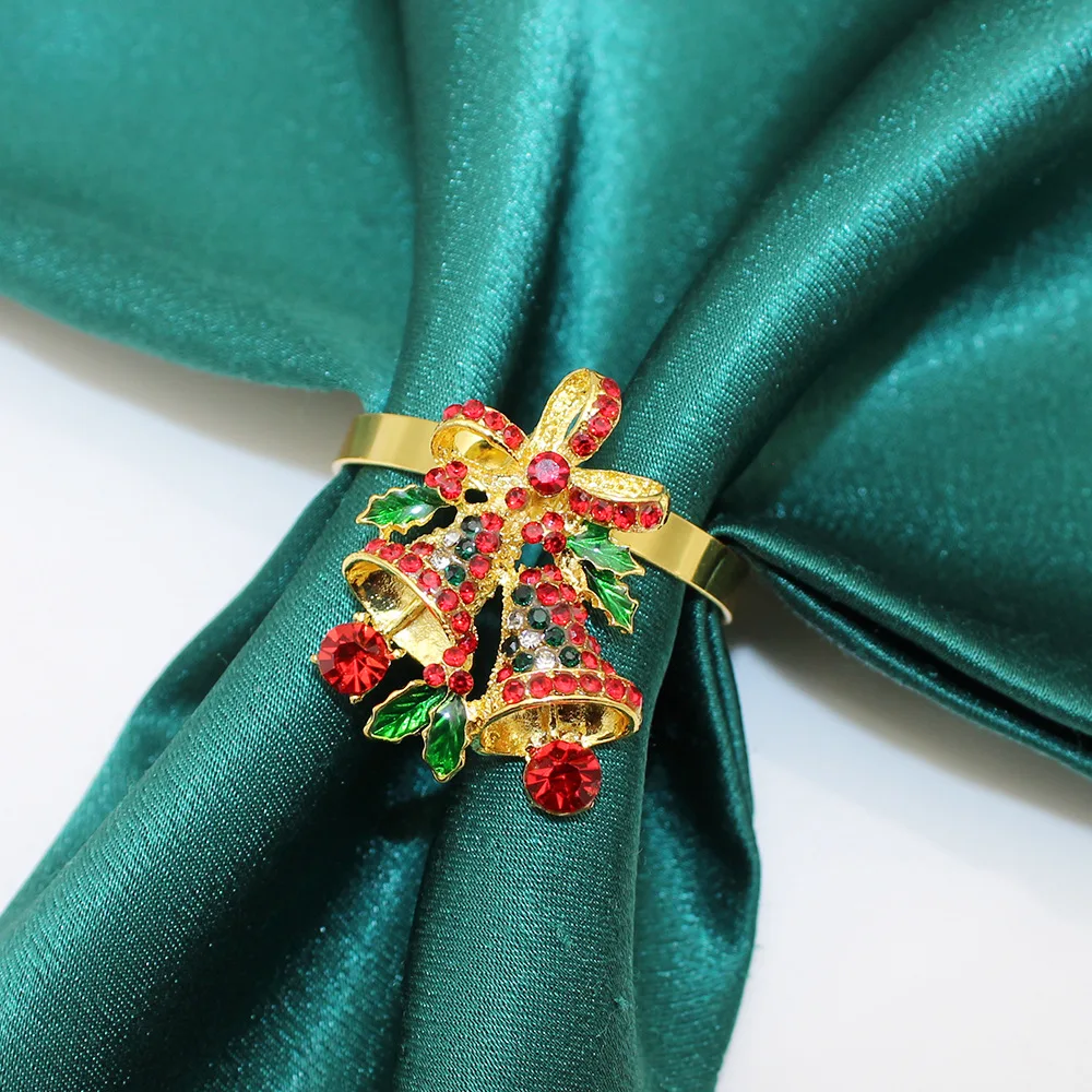 6 шт., рождественский колокольчик, кольца для салфеток, красочный держатель для салфеток со стразами для свадьбы, рождественской вечеринки, украшение для обеденного стола HB442
6 шт., рождественский колокольчик, кольца для салфеток, красочный держатель для салфеток со стразами для свадьбы, рождественской вечеринки, украшение для обеденного стола HB442