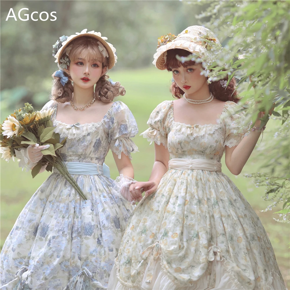 AGCOS Original Design Summer Breeze Lolita Dress Cosplay Costume Girl Lovely Palace Lolita Dresses
AGCOS Original Design Summer Breeze Lolita Dress Cosplay Costume Girl Lovely Palace Lolita Dresses