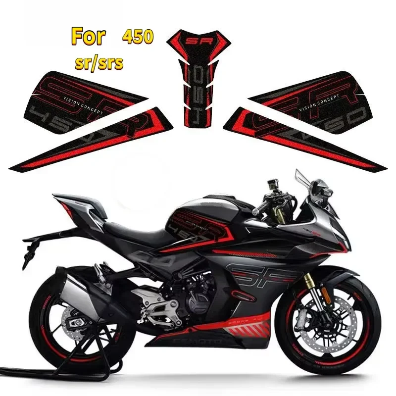 For CFMOTO 450SRS 450SR 450ss 2022 2023 2024 Motorcycle Fuel Tank Side Anti Slip Protection Pad Knee Grip Stickers Accessories
For CFMOTO 450SRS 450SR 450ss 2022 2023 2024 Motorcycle Fuel Tank Side Anti Slip Protection Pad Knee Grip Stickers Accessories