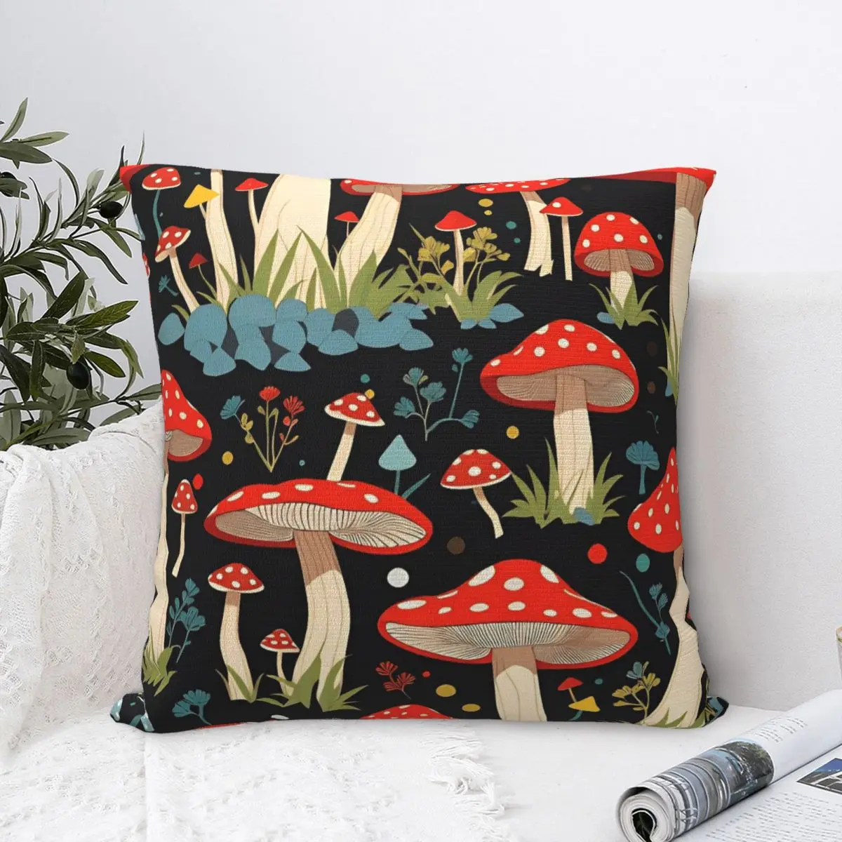 Наволочка с красным лесом и грибами из мультфильма, полиэстеровая наволочка, декоративная наволочка, домашний квадратный чехол 45X45 см
Наволочка с красным лесом и грибами из мультфильма, полиэстеровая наволочка, декоративная наволочка, домашний квадратный чехол 45X45 см