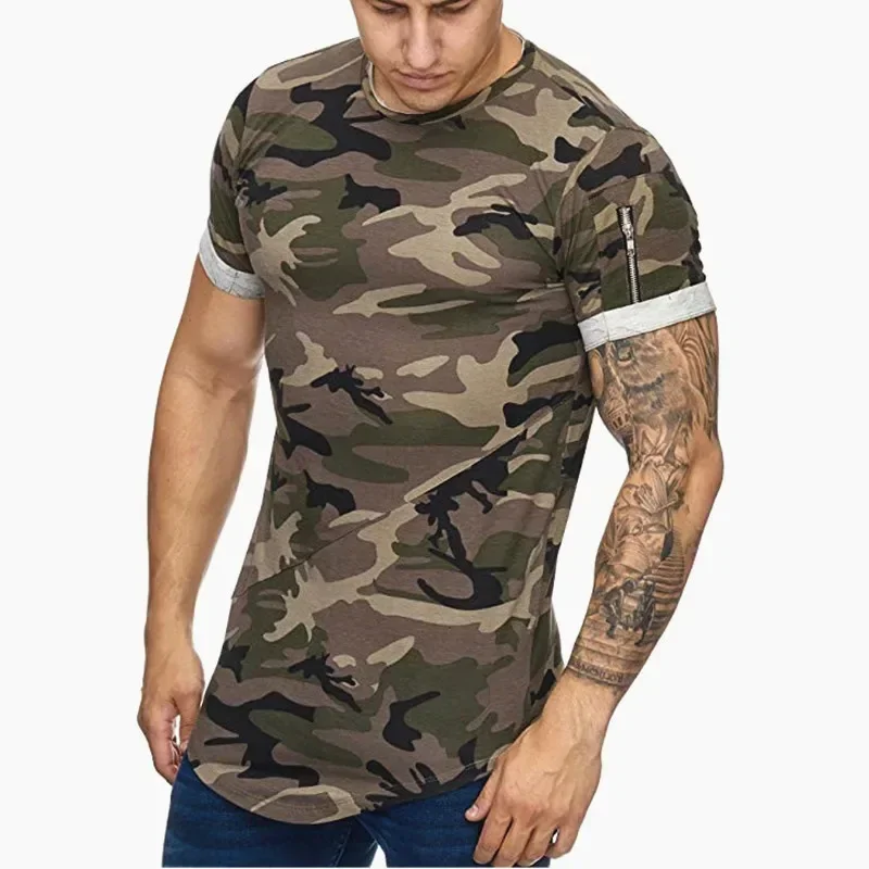 Customizable Men t-shirt Slim O-Neck Short Sleeve tShirts Men Casual Fitness Camouflage Tees Tops
Customizable Men t-shirt Slim O-Neck Short Sleeve tShirts Men Casual Fitness Camouflage Tees Tops
