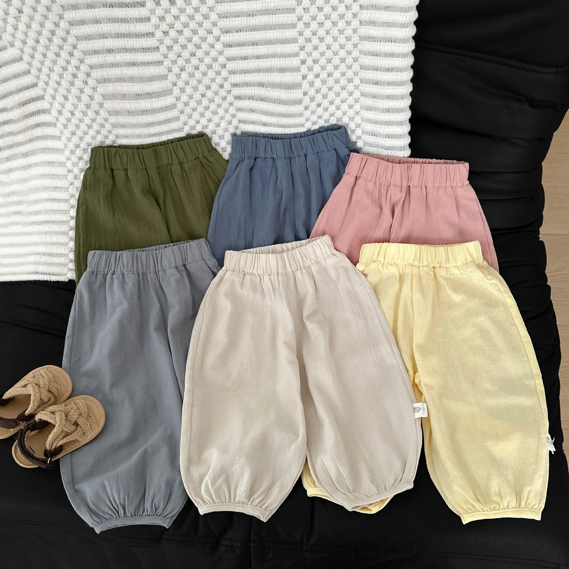 2026 Summer New Children Mosquito Proof Pants Solid Boys Casual Pants Cotton Toddler Girls Loose Lantern Pants Baby Clothes
2026 Summer New Children Mosquito Proof Pants Solid Boys Casual Pants Cotton Toddler Girls Loose Lantern Pants Baby Clothes