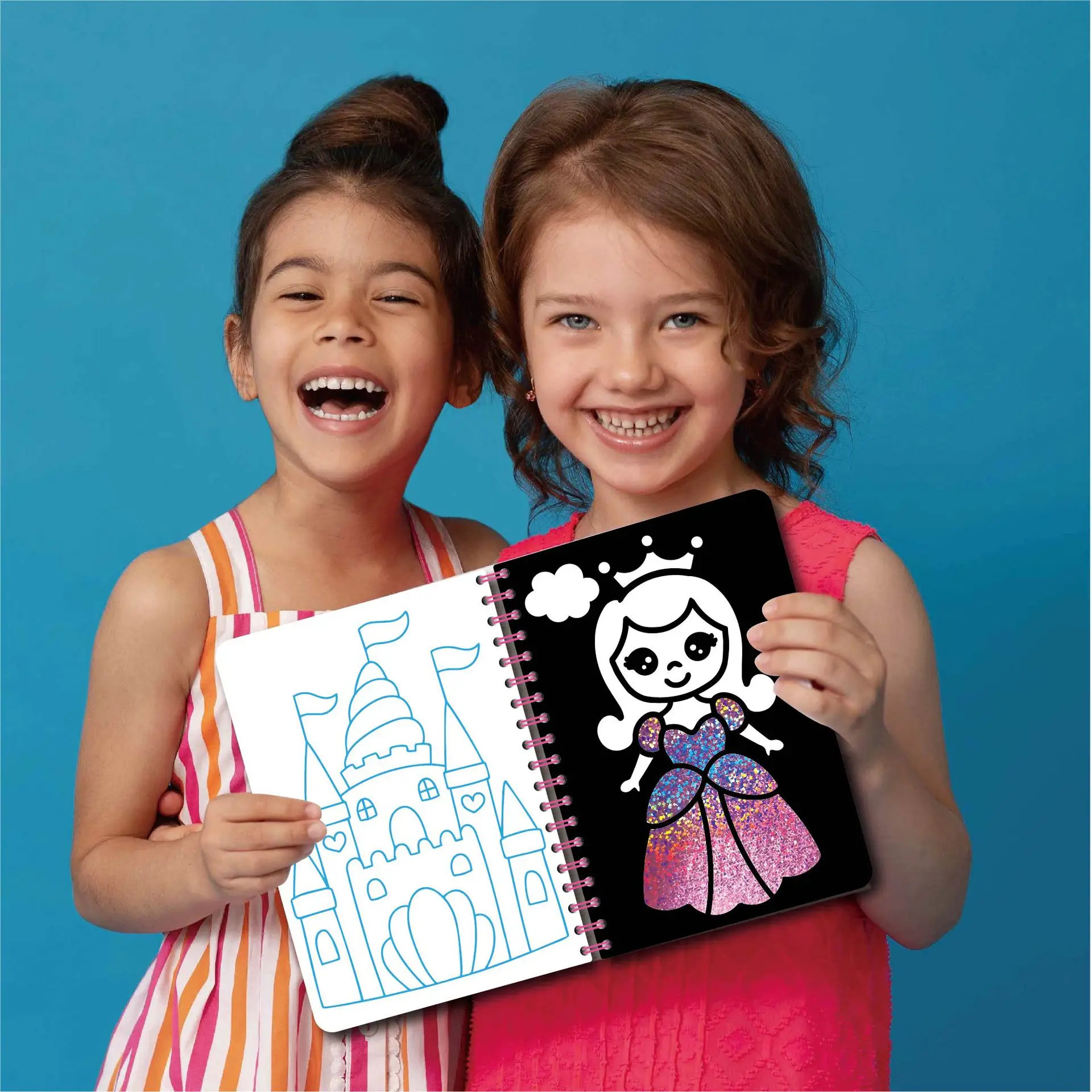 Magic art sticker book children princess animal handmade DIY coil book colorful painting magic art painting
Magic art sticker book children princess animal handmade DIY coil book colorful painting magic art painting