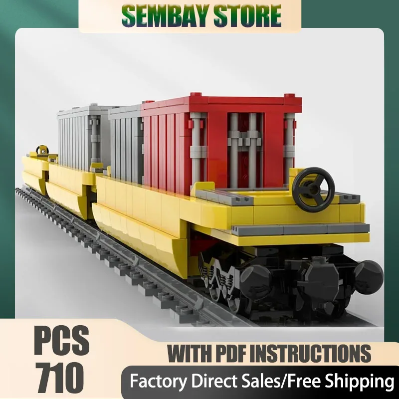 TTX Well Train Containers Model Moc Building Bricks Technology Modular Railway Series Blocks Assembly Toy Construstion DIY Gifts
TTX Well Train Containers Model Moc Building Bricks Technology Modular Railway Series Blocks Assembly Toy Construstion DIY Gifts