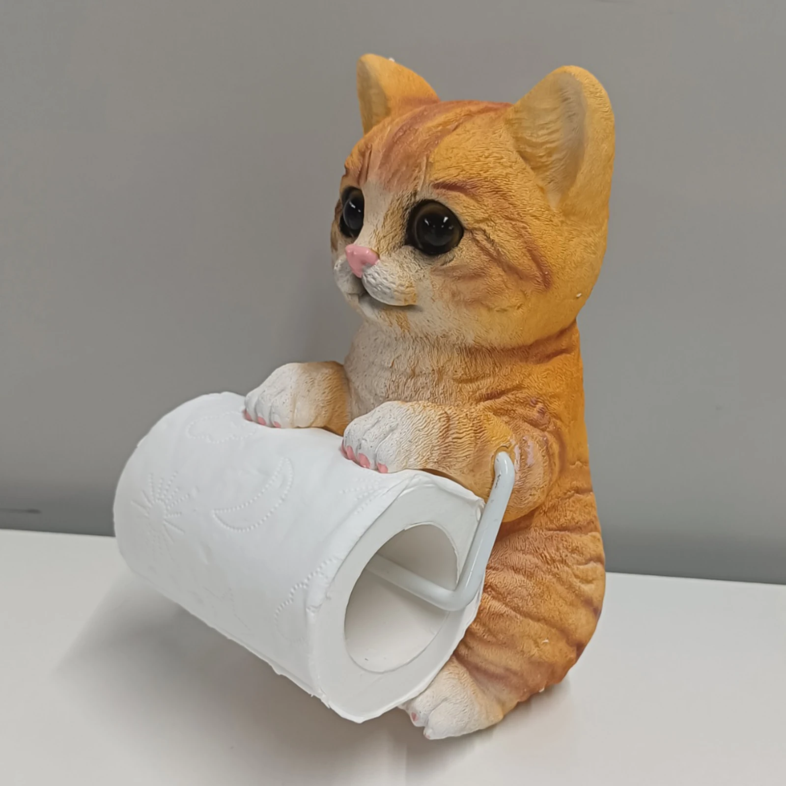 Wall Mount Toilet Paper Roll Holder Cat Shape Paper Stand Kitchen Bathroom (C)
Wall Mount Toilet Paper Roll Holder Cat Shape Paper Stand Kitchen Bathroom (C)