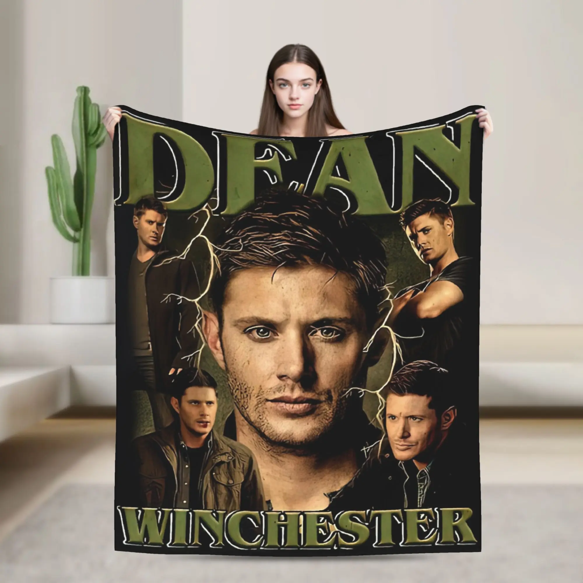 Supernatural Dean Winchester Film Flannel Blanket Warm Throw Blanket for Couch Bed Decorative Print Bedspread Sofa Bed Cover
Supernatural Dean Winchester Film Flannel Blanket Warm Throw Blanket for Couch Bed Decorative Print Bedspread Sofa Bed Cover