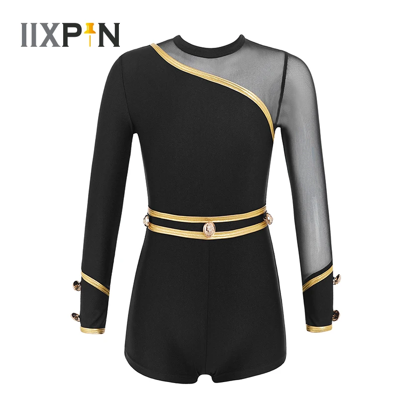Kids Girls Gymnastics Leotards Ballet Costume Long Sleeve Mesh Patchwork Style Hollow Back Dance Leotard Jumpsuit Dance Wear
Kids Girls Gymnastics Leotards Ballet Costume Long Sleeve Mesh Patchwork Style Hollow Back Dance Leotard Jumpsuit Dance Wear