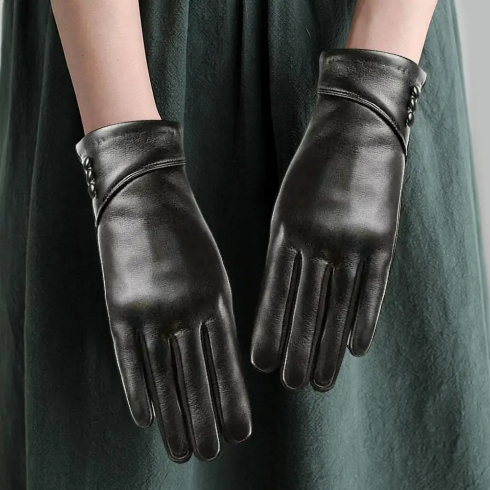 Touch Screen Gloves Plush lined Winter Cycling Gloves with Windproof Faux Leather Anti slip Design for Outdoor
Touch Screen Gloves Plush lined Winter Cycling Gloves with Windproof Faux Leather Anti slip Design for Outdoor