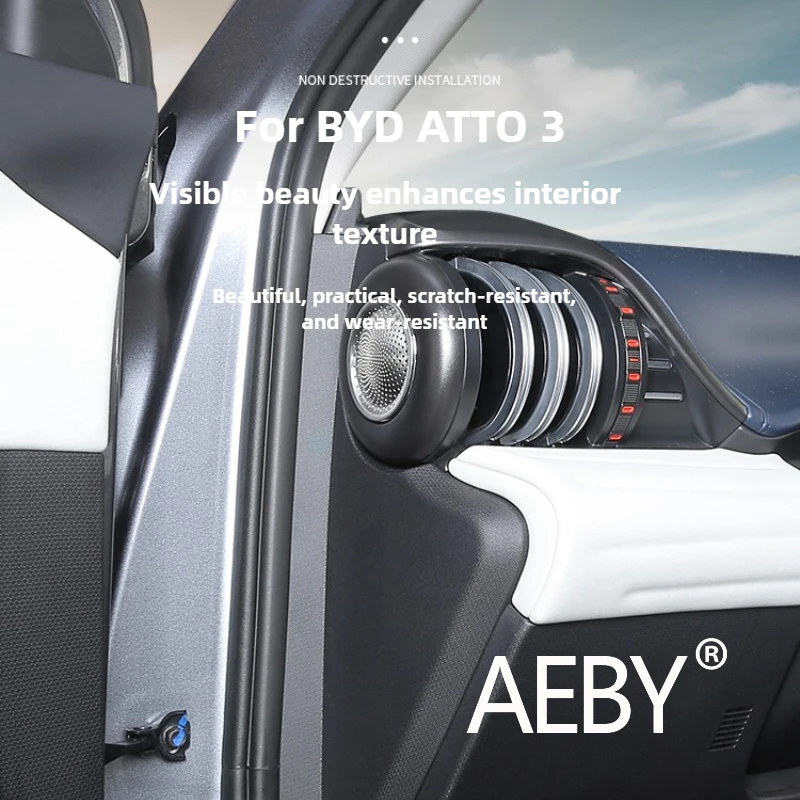 AEBY For BYD ATTO 3 Smart Driving Edition 2025 Anti-Dust Protective Trim Car Audio Accessories,Stainless Steel Grille Cover
AEBY For BYD ATTO 3 Smart Driving Edition 2025 Anti-Dust Protective Trim Car Audio Accessories,Stainless Steel Grille Cover