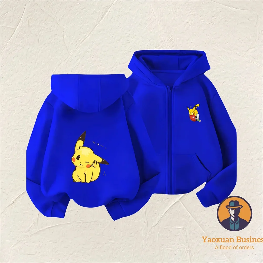 2026 Versatile Sports Pure Cotton Zip Up Hoodie Pikachuy Anime Print All Match Kidswear
2026 Versatile Sports Pure Cotton Zip Up Hoodie Pikachuy Anime Print All Match Kidswear