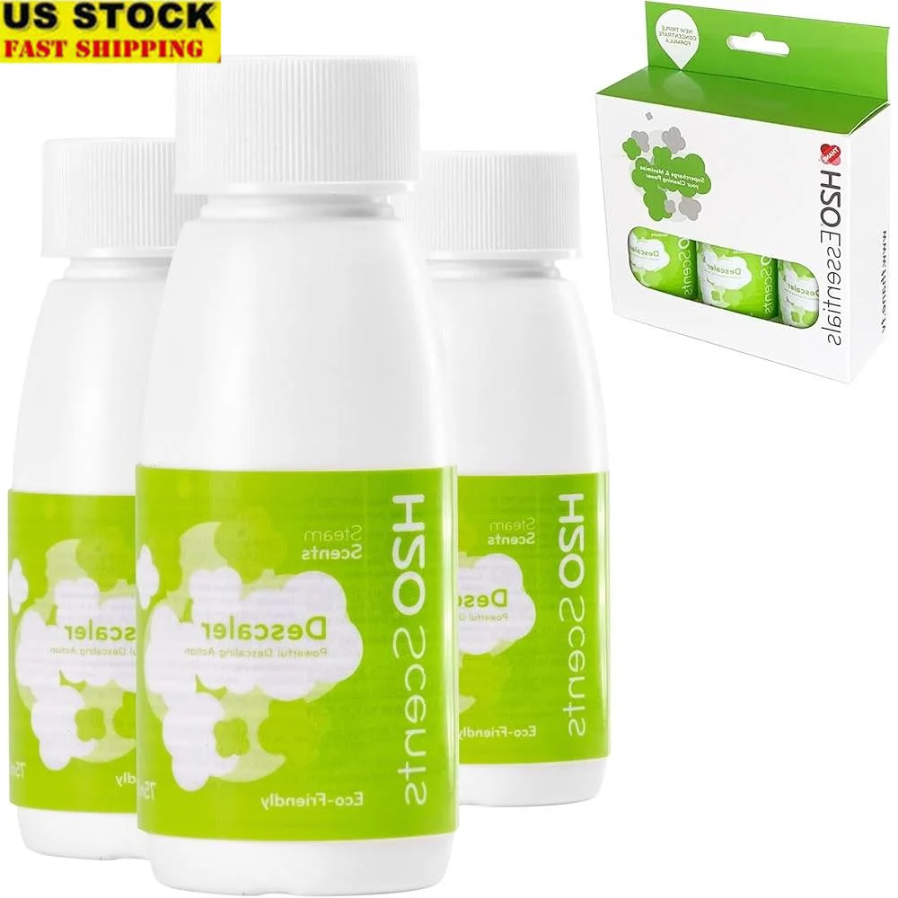 Steam Cleaner Descaler Pack of 3 Eco-Friendly Limescale Removal Solution Improved Cleaning Performance Compatible with H2O and
Steam Cleaner Descaler Pack of 3 Eco-Friendly Limescale Removal Solution Improved Cleaning Performance Compatible with H2O and