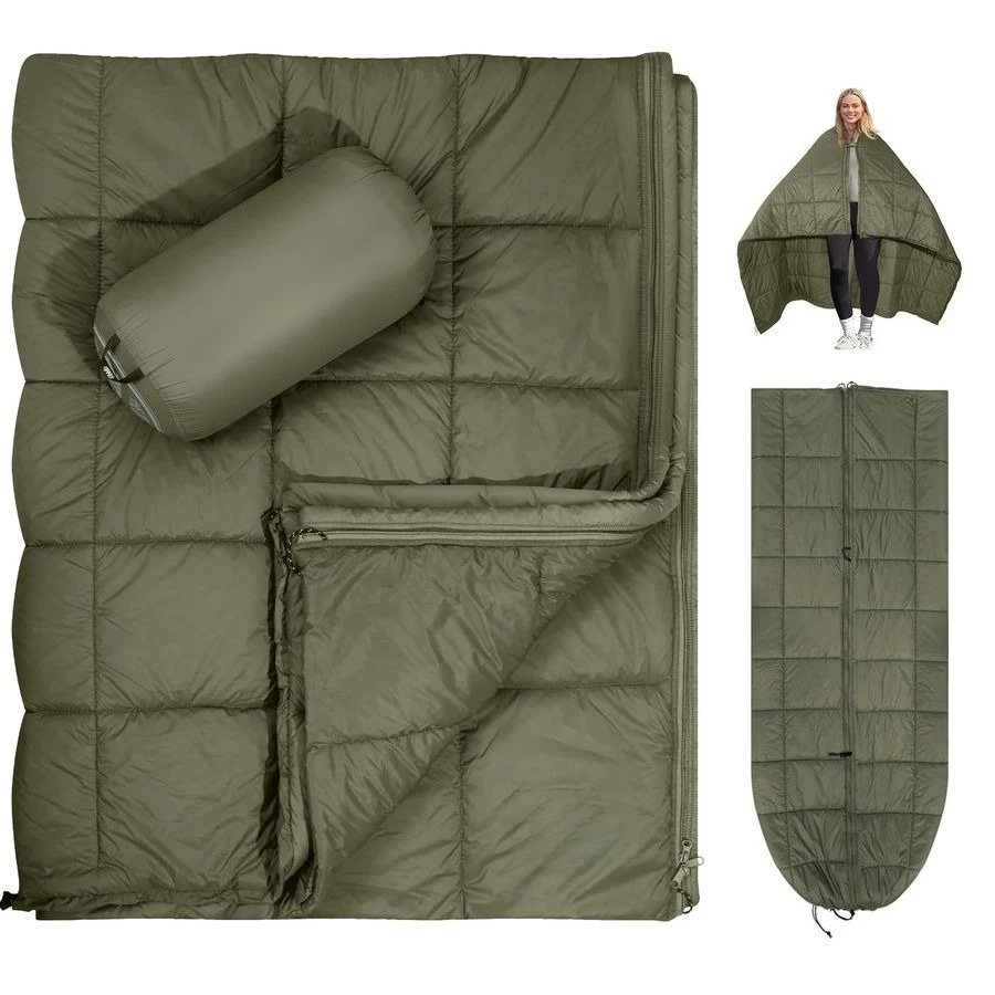Insulation Puffy Camping Blanket for Cold Weather, Queen Size Warm Camping Quilt with Zipper, Waterproof Outdoor Slee
Insulation Puffy Camping Blanket for Cold Weather, Queen Size Warm Camping Quilt with Zipper, Waterproof Outdoor Slee