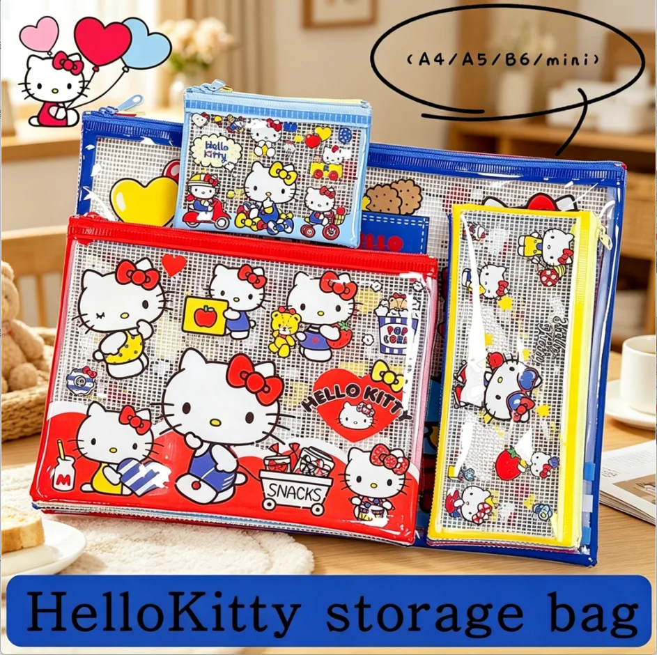 4 Pcs/Set KT Cat Hello Kitty Multi-purpose Storage Bag Cartoon Merch Stationery Bag Pencil Case Made of PVC Durable Material
4 Pcs/Set KT Cat Hello Kitty Multi-purpose Storage Bag Cartoon Merch Stationery Bag Pencil Case Made of PVC Durable Material