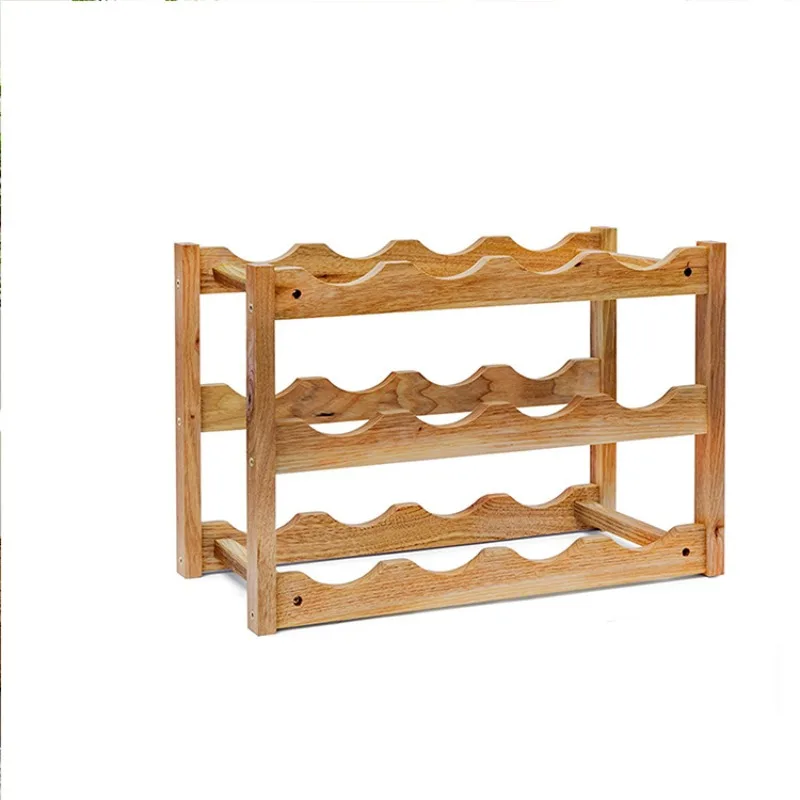 Wine rack Nordic style home restaurant storage bottle display rack ornament solid wood wine rack
Wine rack Nordic style home restaurant storage bottle display rack ornament solid wood wine rack