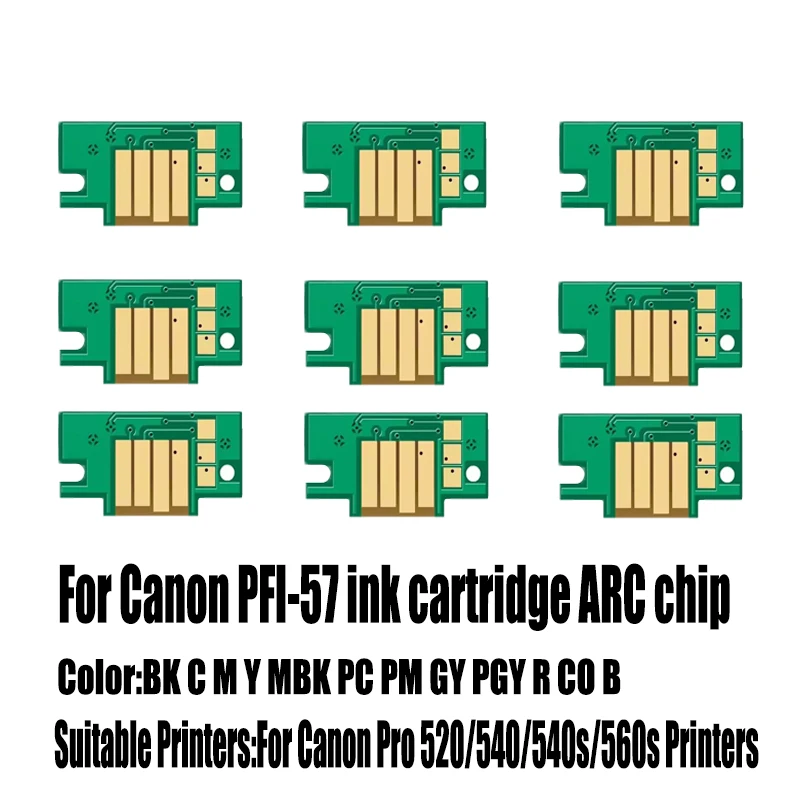 PFI-57 Cartridge Chip For Canon PRO-520 520 540 540s 560s 520 540 540s 560s Printer
PFI-57 Cartridge Chip For Canon PRO-520 520 540 540s 560s 520 540 540s 560s Printer