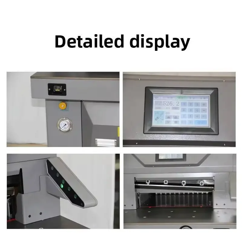 Heavy Paper Cutter Double Hydraulic Fully Automatic 10cm Cutting Machine For Tender Documents