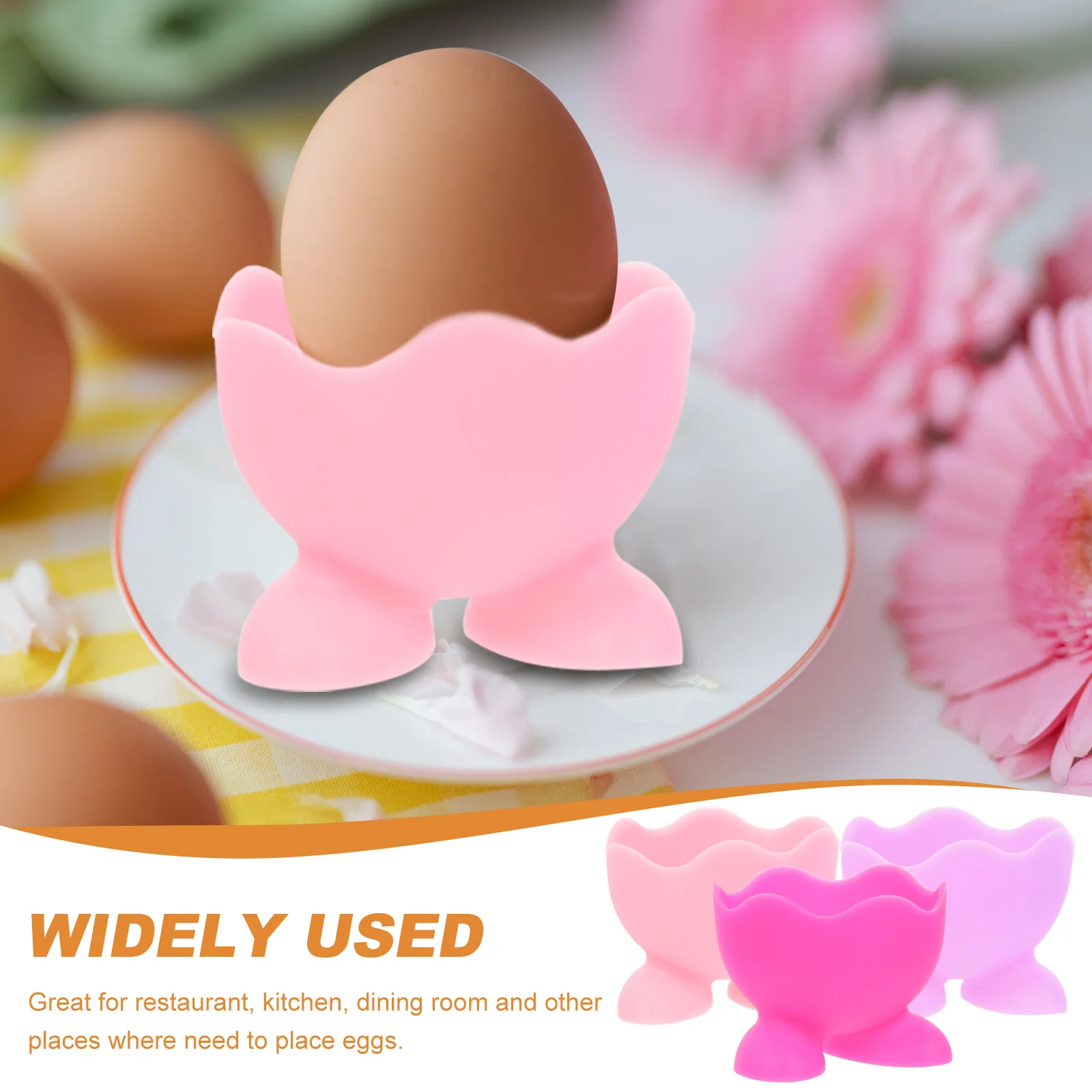 12pcs Silicone Egg Cups Heat Resistant Boiled Egg Serving Rack Kitchen Restaurant Microwave Shaped Poacher Holders
12pcs Silicone Egg Cups Heat Resistant Boiled Egg Serving Rack Kitchen Restaurant Microwave Shaped Poacher Holders