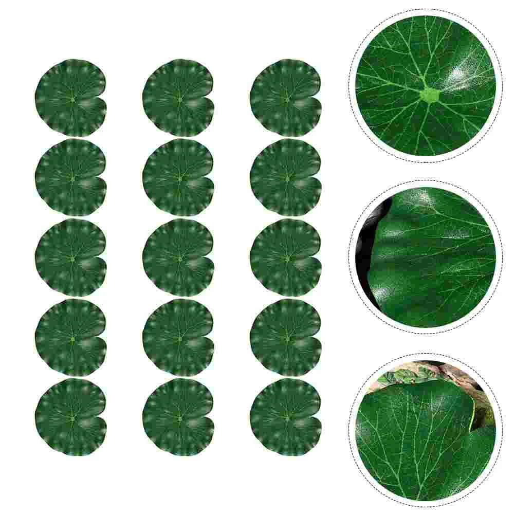 15 Pcs Simulated Lotus Leaf Flowers Artificial Pond Decor Bowl Fish Tank Plants Simulation Leaves Faux
15 Pcs Simulated Lotus Leaf Flowers Artificial Pond Decor Bowl Fish Tank Plants Simulation Leaves Faux