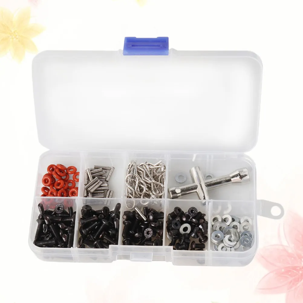 270Pcs Stainless Steel Screws Storage Box Uniform No Burr D3 D4 Rc Car Screw Repair Accessories Kit
270Pcs Stainless Steel Screws Storage Box Uniform No Burr D3 D4 Rc Car Screw Repair Accessories Kit