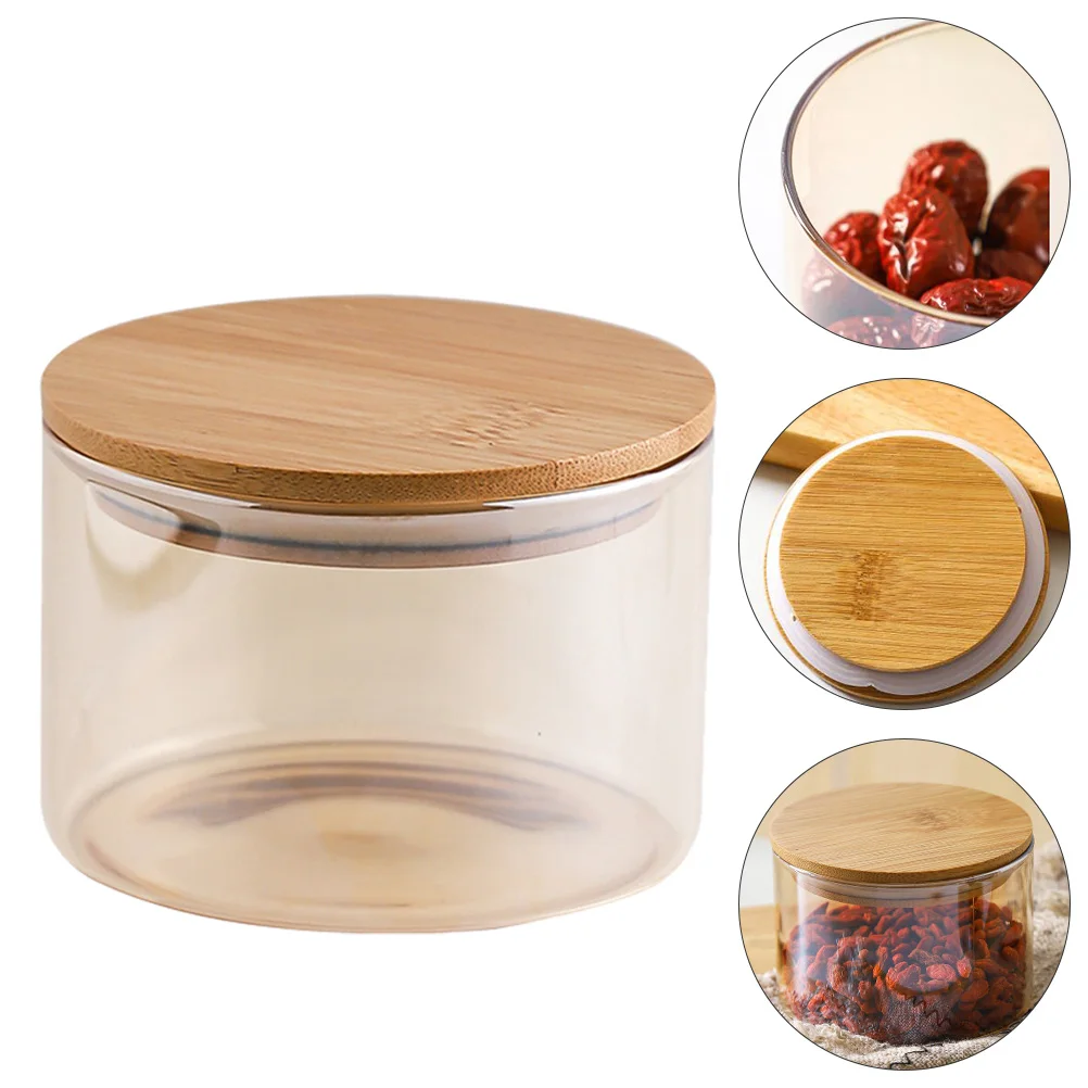 Transparent Storage Jar Airtight Glass with Lid Container Convenient Canister Cereal
Transparent Storage Jar Airtight Glass with Lid Container Convenient Canister Cereal