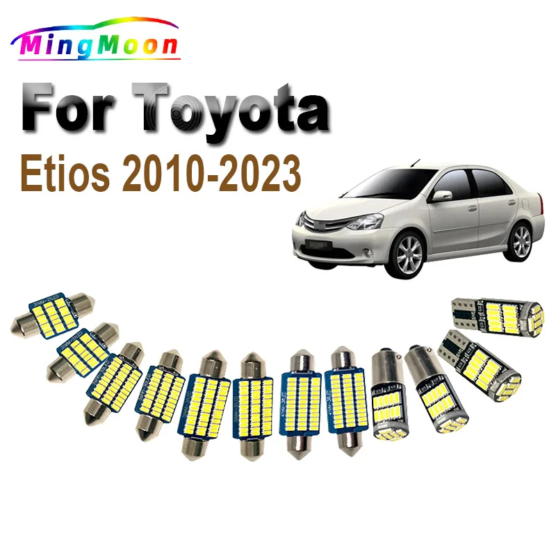 8 шт. для Toyota Etios Liva Cross 2010- 2018 2019 2020 2021 2022 2023, номерной знак, лампа, фотография интерьера, карта, купол, крыша, набор
8 шт. для Toyota Etios Liva Cross 2010- 2018 2019 2020 2021 2022 2023, номерной знак, лампа, фотография интерьера, карта, купол, крыша, набор