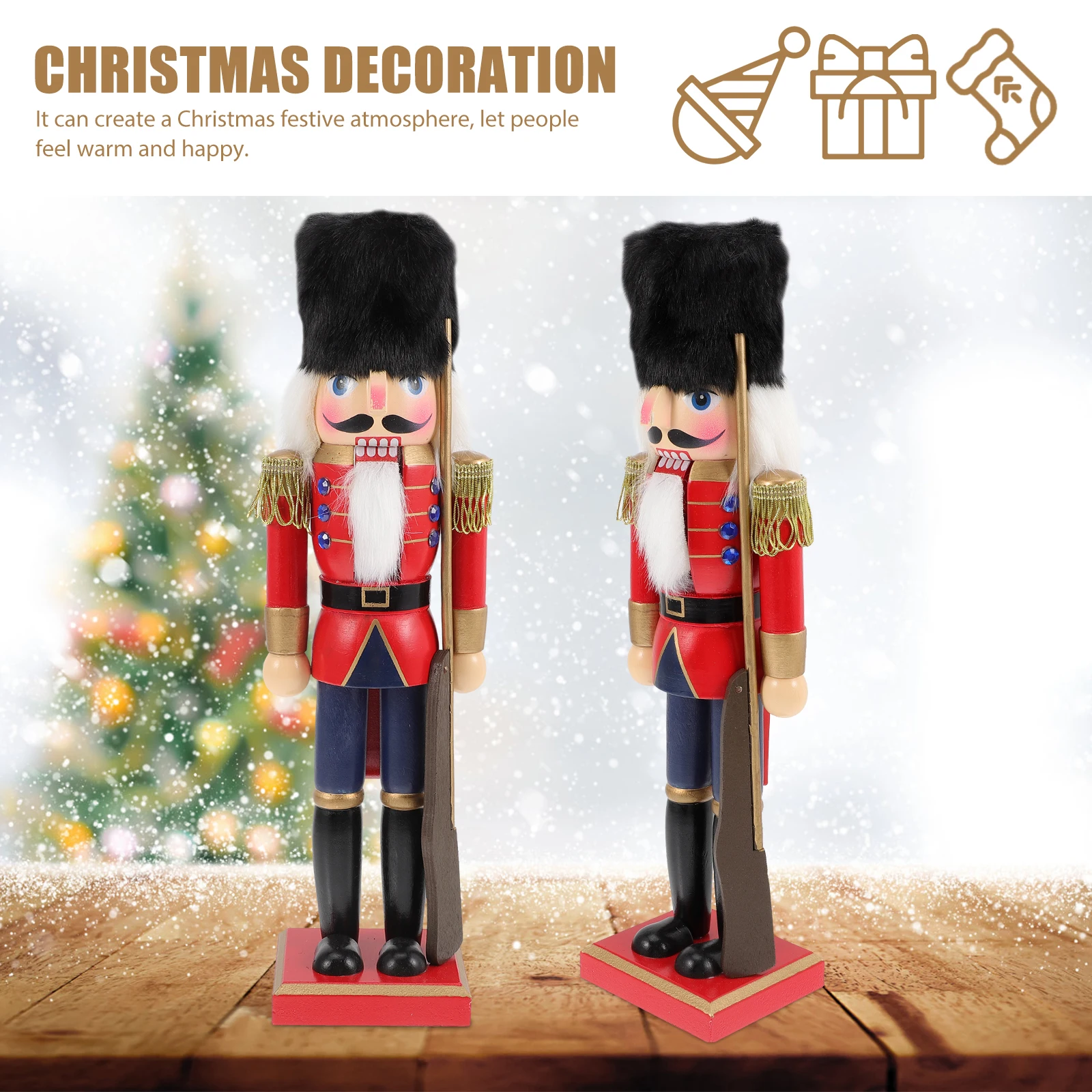 Nutcracker Decoration Christmas Ornament Decorate Party Figures Decorations Wood The Ornaments
Nutcracker Decoration Christmas Ornament Decorate Party Figures Decorations Wood The Ornaments