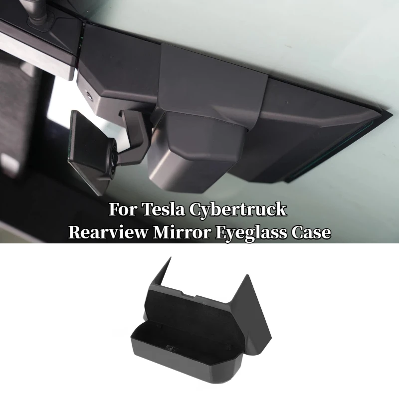 Rearview Mirror Eyeglass Case For Tesla Cybertruck 2024 2025 ABS Sunglasses Organizer Storage Box Holder Trim Car Accessories
Rearview Mirror Eyeglass Case For Tesla Cybertruck 2024 2025 ABS Sunglasses Organizer Storage Box Holder Trim Car Accessories