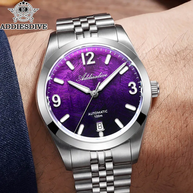 ADDIESDIVE Men Automatic Dive Watch Luxury Mechanical Sapphire Crystal 100M Waterproof Sports Watch Waterproof Date Men
ADDIESDIVE Men Automatic Dive Watch Luxury Mechanical Sapphire Crystal 100M Waterproof Sports Watch Waterproof Date Men