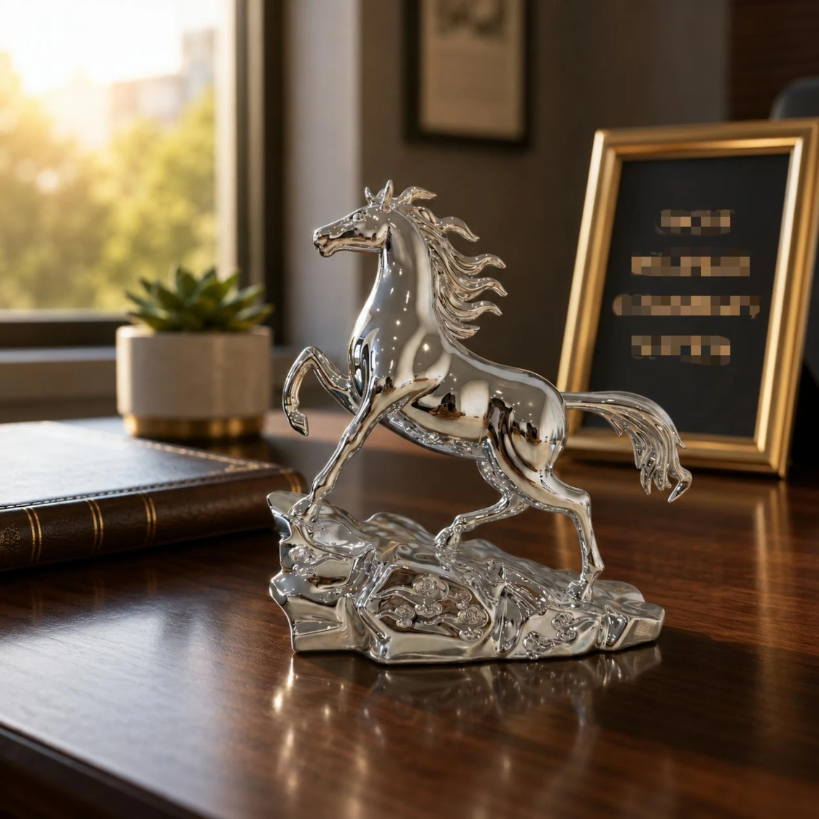Rearing Horse Figurine Sculpted Base Resin Horse Sculpture Home Decor Glossy Finish Indoor Decorative for Shelf
Rearing Horse Figurine Sculpted Base Resin Horse Sculpture Home Decor Glossy Finish Indoor Decorative for Shelf