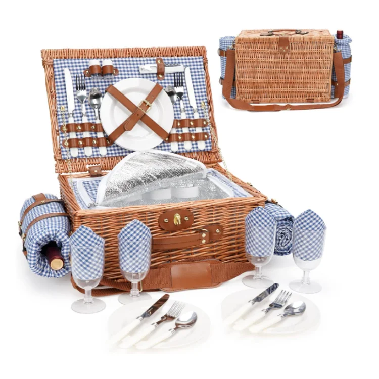 High Quality Storage Box Portable Rattan Wicker Willow Picnic Basket Hamper With Low Price
High Quality Storage Box Portable Rattan Wicker Willow Picnic Basket Hamper With Low Price