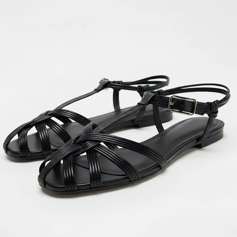 Модные плетеные сандалии-гладиаторы для женщин, лето 2026, люксовые дизайнерские, удобные, нескользящие, для пляжа и повседневной носки
Модные плетеные сандалии-гладиаторы для женщин, лето 2026, люксовые дизайнерские, удобные, нескользящие, для пляжа и повседневной носки