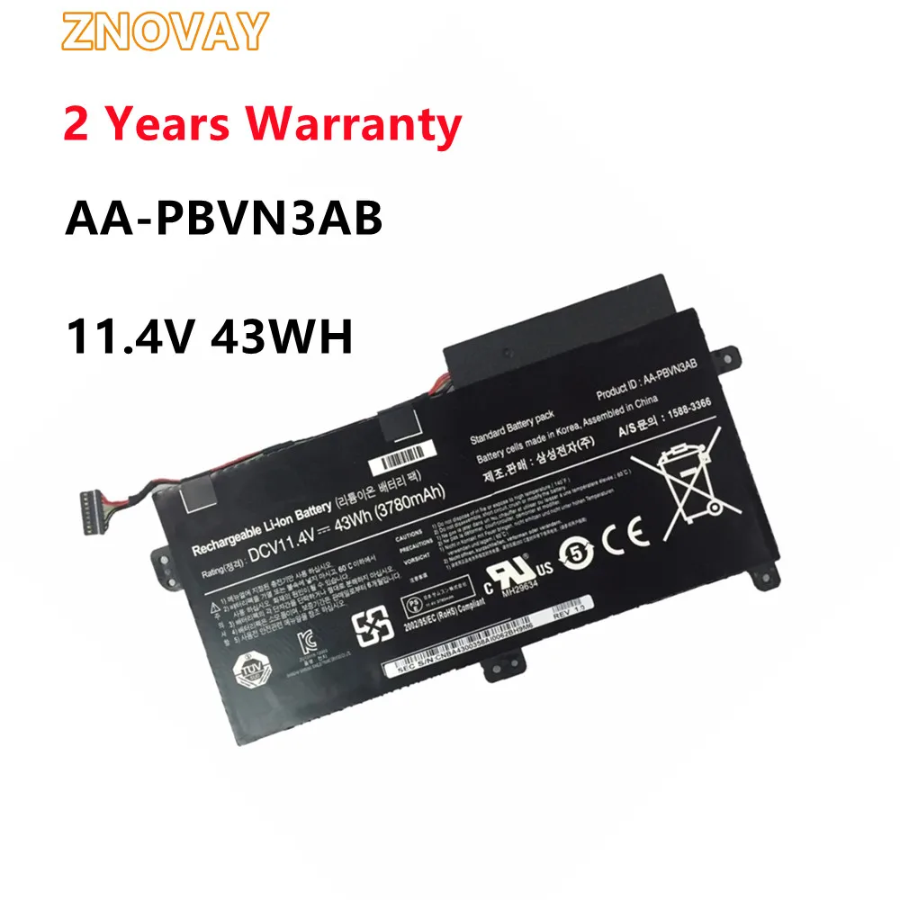 New AA-PBVN3AB Laptop Battery For SAMSUNG 5 Series 510R NP470 NP470R5E BA43-00358A AA-PBVN3AB 11.4V 43WH
New AA-PBVN3AB Laptop Battery For SAMSUNG 5 Series 510R NP470 NP470R5E BA43-00358A AA-PBVN3AB 11.4V 43WH