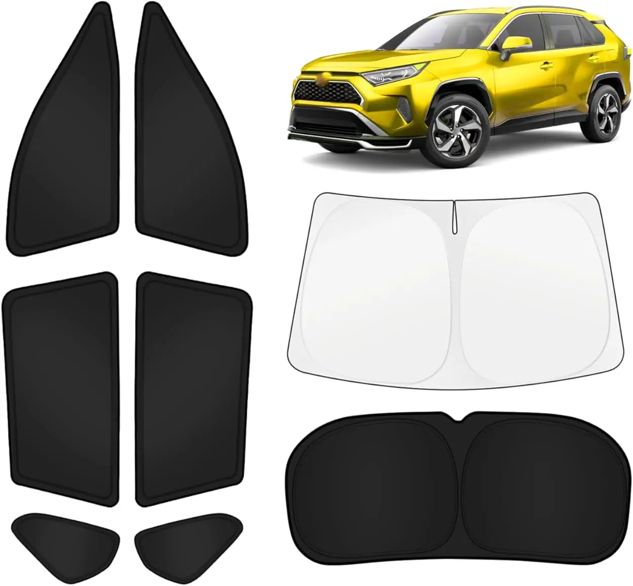 Car Window Shades for Toyota RAV4 2019-2025 Full Set 8PCS UV Block Privacy Sun Shade
Car Window Shades for Toyota RAV4 2019-2025 Full Set 8PCS UV Block Privacy Sun Shade