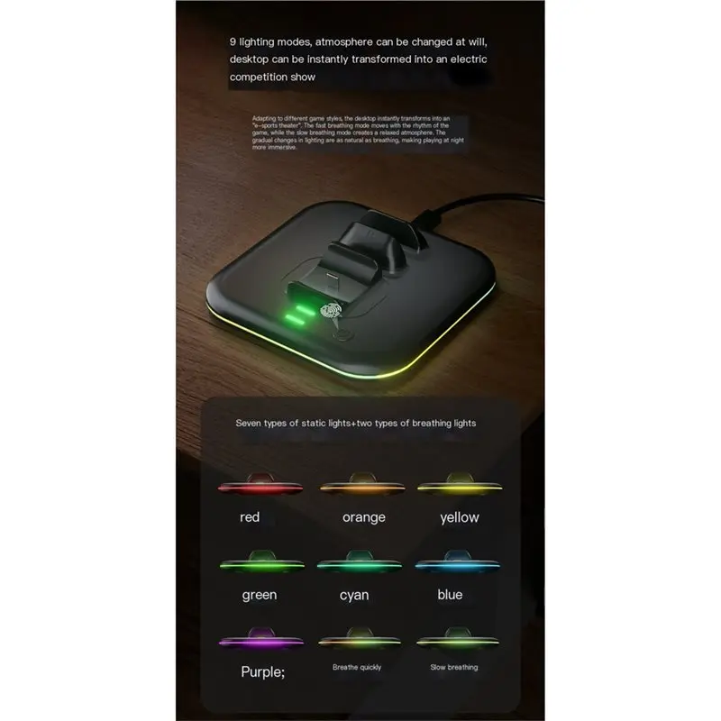 B47C For Switch 2 Pro Controller Charging Stand 2-In-1 With LED Indicators Type C For Joycon Controller
B47C For Switch 2 Pro Controller Charging Stand 2-In-1 With LED Indicators Type C For Joycon Controller