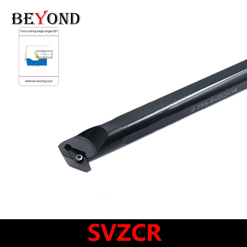BEYOND Inner Hole SVZCR SVZCL S16Q-SVZCR11 S20R S25S-SVZCR16 Carbide Inserts Lathe CNC Cutter Boring Bar 16mm 20mm
BEYOND Inner Hole SVZCR SVZCL S16Q-SVZCR11 S20R S25S-SVZCR16 Carbide Inserts Lathe CNC Cutter Boring Bar 16mm 20mm