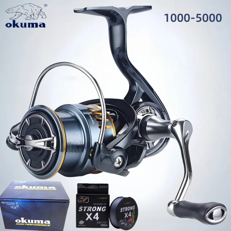 Okuma Original Seamless Spinning Wheel Fish Wheel, Models 1000-2500-5000, Equipped with Stylish Polarized Fishing Goggles
Okuma Original Seamless Spinning Wheel Fish Wheel, Models 1000-2500-5000, Equipped with Stylish Polarized Fishing Goggles