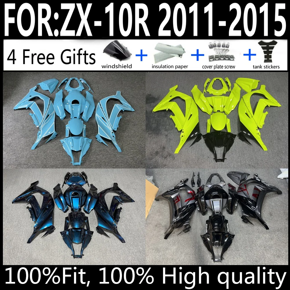 ABS Plastic Fairing Bodywork Kit Fit For Kawasaki Ninja ZX-10R 2011-2015 Injection Molded Cowling Set Motorcycle Parts
ABS Plastic Fairing Bodywork Kit Fit For Kawasaki Ninja ZX-10R 2011-2015 Injection Molded Cowling Set Motorcycle Parts