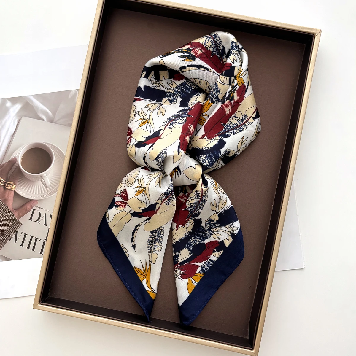 Luxury Square Scarf Soft Satin Imitation Silk Scarves For Women Bandanas Elegant Hijab Neckerchief Printed Beach Shawl Wraps
Luxury Square Scarf Soft Satin Imitation Silk Scarves For Women Bandanas Elegant Hijab Neckerchief Printed Beach Shawl Wraps