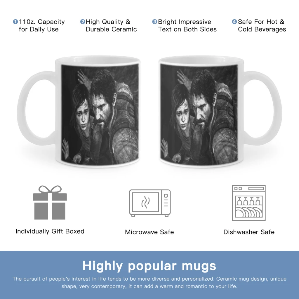 The-Last-of-Us-Classic-Game-Free shipping Ceramic Cup Coffee Oatmeal Breakfast Cup Creative Personality Mug
The-Last-of-Us-Classic-Game-Free shipping Ceramic Cup Coffee Oatmeal Breakfast Cup Creative Personality Mug