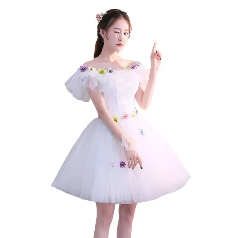 Short Wedding Dresses Robe De Soiree White Boat Neck Appliques Ball Gown Graduation Vestidos Formal Party Prom Dress
Short Wedding Dresses Robe De Soiree White Boat Neck Appliques Ball Gown Graduation Vestidos Formal Party Prom Dress