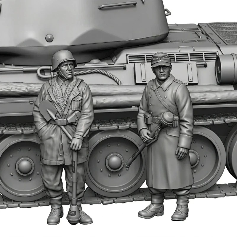 1/35 Scale Diecast Resin Figure Model Kit Panzerknacker Tank Hunters 2 Figures Unassembled Unpainted No Tank
1/35 Scale Diecast Resin Figure Model Kit Panzerknacker Tank Hunters 2 Figures Unassembled Unpainted No Tank