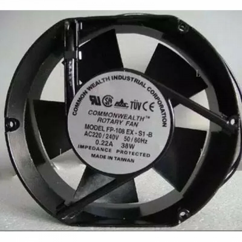 L 1 шт. для понижающего вентилятора COMMONWEALTH FP-108EX-S1-B AC 220/240 В 38 Вт 0,22 А 170*150*51 мм
L 1 шт. для понижающего вентилятора COMMONWEALTH FP-108EX-S1-B AC 220/240 В 38 Вт 0,22 А 170*150*51 мм