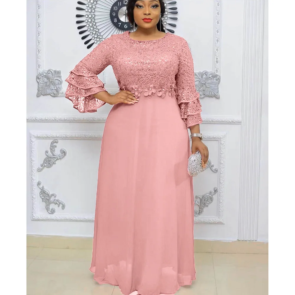 African Dresses For Women Dashiki Ankara Lace Chiffon Wedding Evening Party Gowns Elegant Turkey Muslim Kaftan Maxi Dress
African Dresses For Women Dashiki Ankara Lace Chiffon Wedding Evening Party Gowns Elegant Turkey Muslim Kaftan Maxi Dress