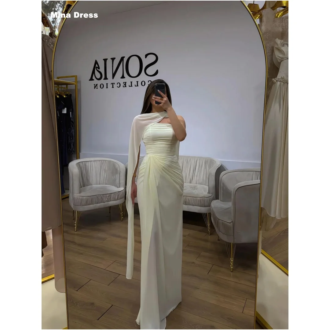 Mina Customized Pink Long Dresses for Special Occasions High Slit Women Evening Dress Pleated Sleeveless Backless Tube Top Shawl
Mina Customized Pink Long Dresses for Special Occasions High Slit Women Evening Dress Pleated Sleeveless Backless Tube Top Shawl