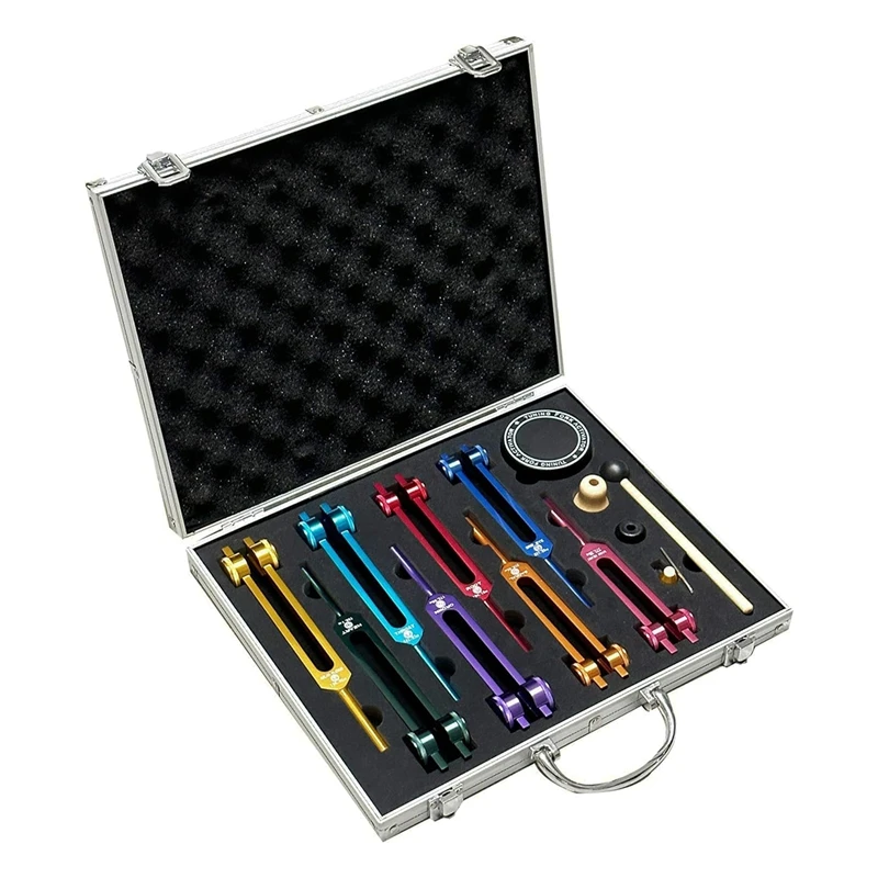 Chakra Tuning Forks For Healing With Tuning Fork Activator, For Healing, Keep Body
Chakra Tuning Forks For Healing With Tuning Fork Activator, For Healing, Keep Body